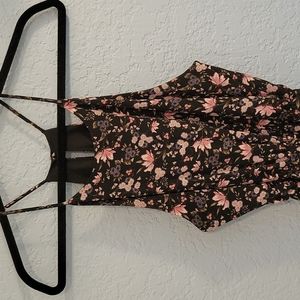 Black Floral Maxi Dress